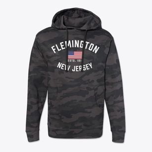 Flemington New Jersey Patriot Cotton Hoodie Sweatshirt