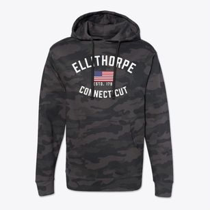 Ellithorpe Connecticut Patriot Cotton Hoodie Sweatshirt