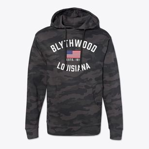 Blythwood Louisiana Patriot Cotton Hoodie Sweatshirt
