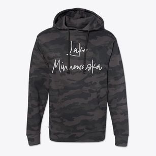 Lake Minnewaska New York Freestyle Cotton Hoodie Sweatshirt
