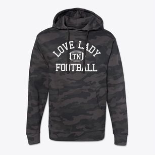 Love Lady Tennessee Football Cotton Hoodie Sweatshirt