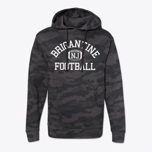 Brigantine New Jersey Football Cotton Hoodie Sweatshirt