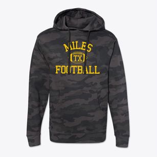Miles Texas Football Cotton Hoodie Sweatshirt