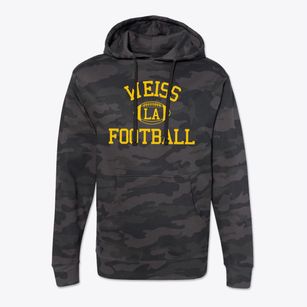 Weiss Louisiana Football Cotton Hoodie Sweatshirt