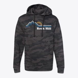 Rock Hill Arkansas Mountain View Cotton Hoodie Sweatshirt