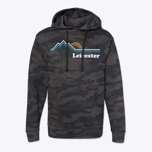 Leicester Vermont Mountain View Cotton Hoodie Sweatshirt
