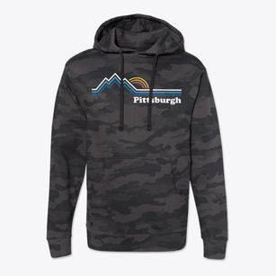 Pittsburgh Pennsylvania Mountain View Cotton Hoodie Sweatshirt