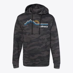 Asbury North Carolina Mountain View Cotton Hoodie Sweatshirt