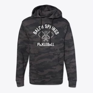 Balch Springs Texas Pickleball Cotton Hoodie Sweatshirt