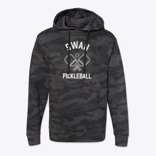 Swan Texas Pickleball Cotton Hoodie Sweatshirt