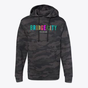 Bridge City Louisiana Color Pop Cotton Hoodie Sweatshirt