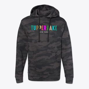 Tupper Lake New York Color Pop Cotton Hoodie Sweatshirt