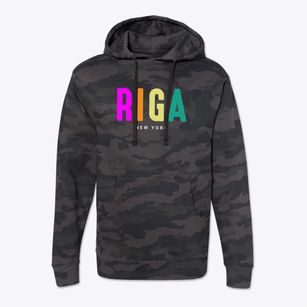 Riga New York Color Pop Cotton Hoodie Sweatshirt