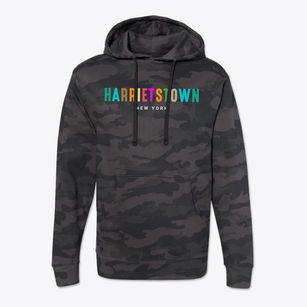 Harrietstown New York Color Pop Cotton Hoodie Sweatshirt