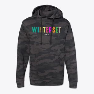Winterset Iowa Color Pop Cotton Hoodie Sweatshirt