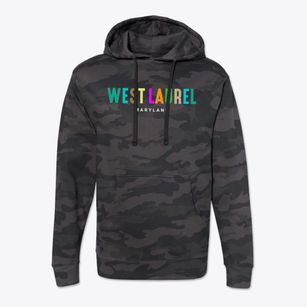 West Laurel Maryland Color Pop Cotton Hoodie Sweatshirt