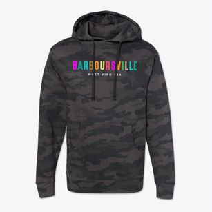 Barboursville West Virginia Color Pop Cotton Hoodie Sweatshirt