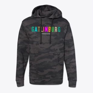 Gatlinburg Tennessee Color Pop Cotton Hoodie Sweatshirt