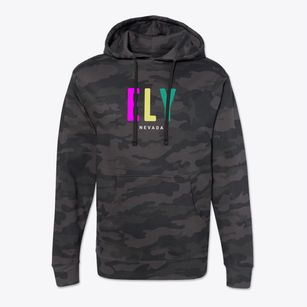 Ely Nevada Color Pop Cotton Hoodie Sweatshirt
