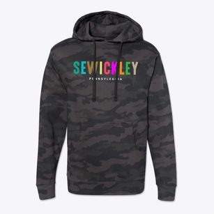 Sewickley Pennsylvania Color Pop Cotton Hoodie Sweatshirt