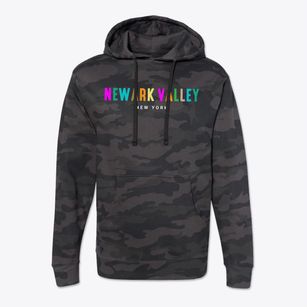 Newark Valley New York Color Pop Cotton Hoodie Sweatshirt