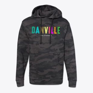 Danville California Color Pop Cotton Hoodie Sweatshirt