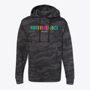 Norridgewock Maine Color Pop Cotton Hoodie Sweatshirt