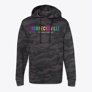 Schnecksville Pennsylvania Color Pop Cotton Hoodie Sweatshirt
