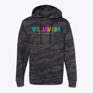 Williamson West Virginia Color Pop Cotton Hoodie Sweatshirt