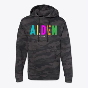 Alden Wisconsin Color Pop Cotton Hoodie Sweatshirt