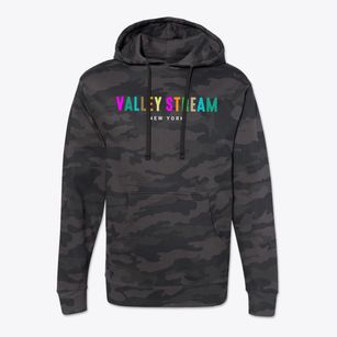 Valley Stream New York Color Pop Cotton Hoodie Sweatshirt