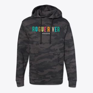 Rogue River Oregon Color Pop Cotton Hoodie Sweatshirt