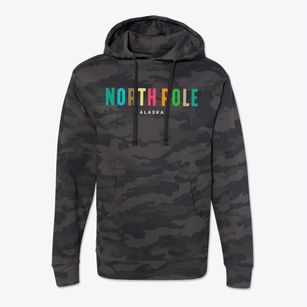 North Pole Alaska Color Pop Cotton Hoodie Sweatshirt