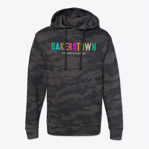 Bakerstown Pennsylvania Color Pop Cotton Hoodie Sweatshirt