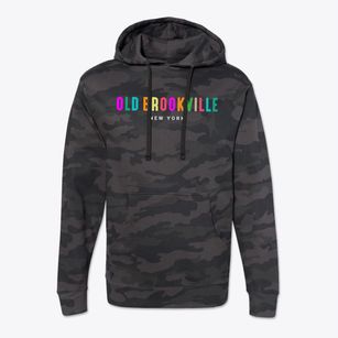 Old Brookville New York Color Pop Cotton Hoodie Sweatshirt