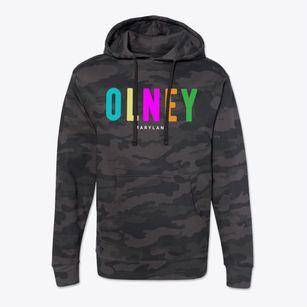 Olney Maryland Color Pop Cotton Hoodie Sweatshirt