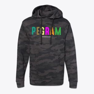 Pegram Tennessee Color Pop Cotton Hoodie Sweatshirt