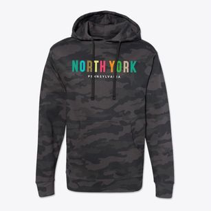 North York Pennsylvania Color Pop Cotton Hoodie Sweatshirt