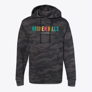 Hidden Hills California Color Pop Cotton Hoodie Sweatshirt