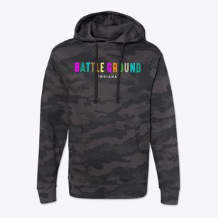 Battle Ground Indiana Color Pop Cotton Hoodie Sweatshirt