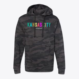 Kansas City Kansas Color Pop Cotton Hoodie Sweatshirt