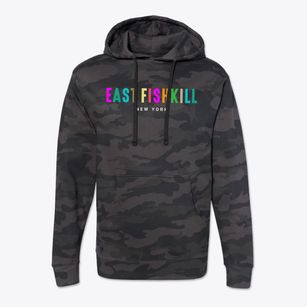 East Fishkill New York Color Pop Cotton Hoodie Sweatshirt