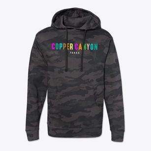 Copper Canyon Texas Color Pop Cotton Hoodie Sweatshirt