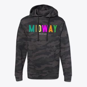Midway Louisiana Color Pop Cotton Hoodie Sweatshirt