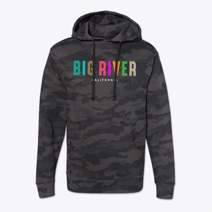 Big River California Color Pop Cotton Hoodie Sweatshirt