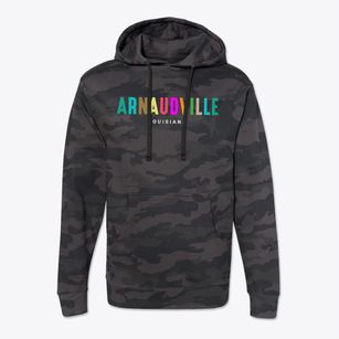 Arnaudville Louisiana Color Pop Cotton Hoodie Sweatshirt