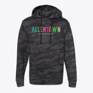 Allentown Pennsylvania Color Pop Cotton Hoodie Sweatshirt