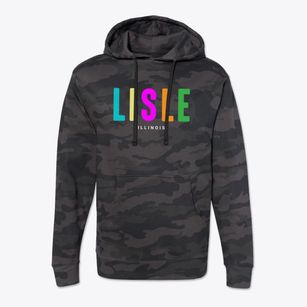 Lisle Illinois Color Pop Cotton Hoodie Sweatshirt