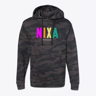 Nixa Missouri Color Pop Cotton Hoodie Sweatshirt