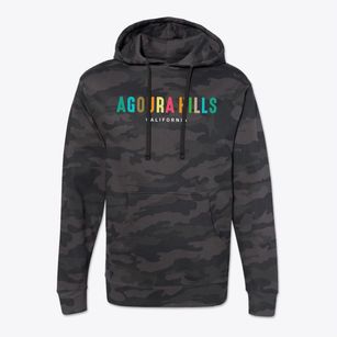Agoura Hills California Color Pop Cotton Hoodie Sweatshirt